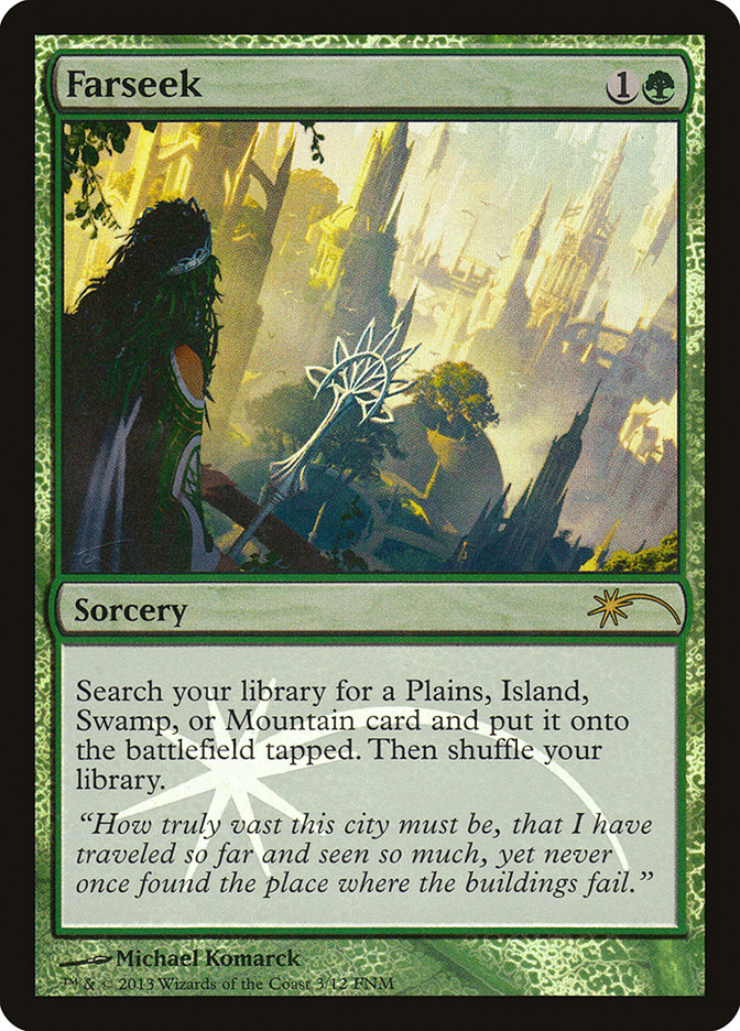 Farseek F13-3 Friday Night Magic 2013 Magic card