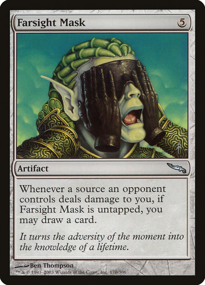 Farsight Mask MRD-170 Mirrodin Magic card