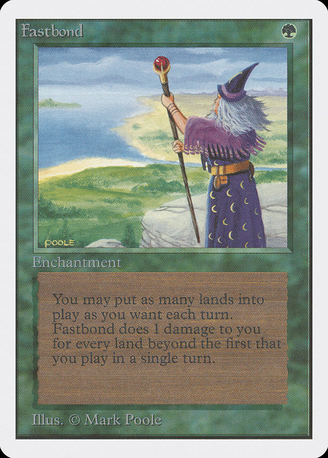 Fastbond 2ED-193 Unlimited Edition Magic card