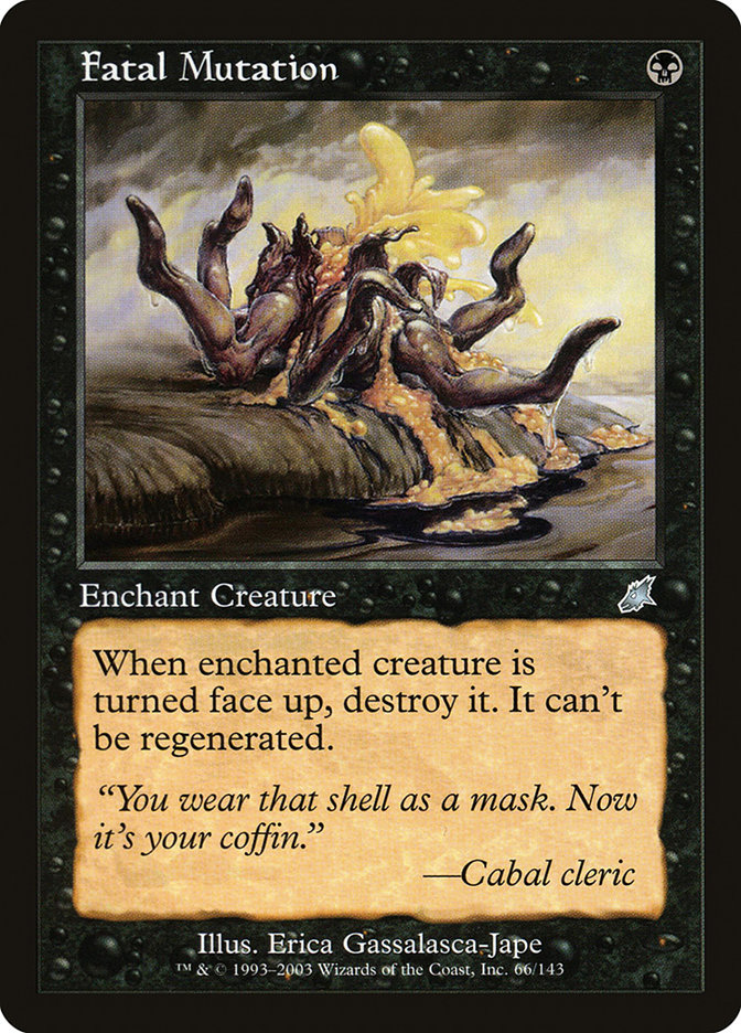 Fatal Mutation SCG-66 Scourge Magic card