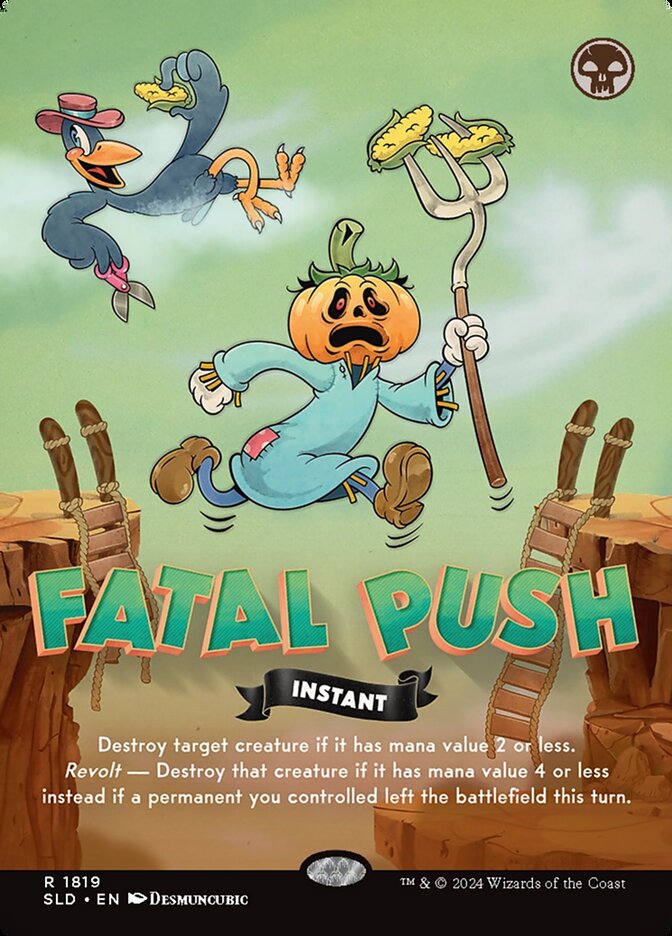 Fatal Push SLD-1819 Secret Lair Drop Magic card