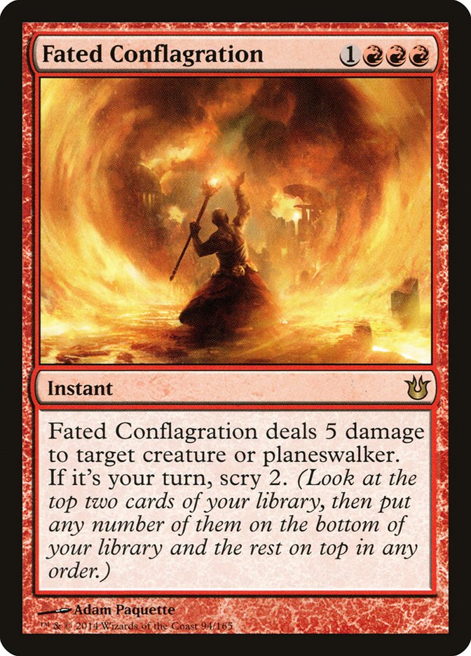 Fated Conflagration BNG-94 Born of the Gods Magic card