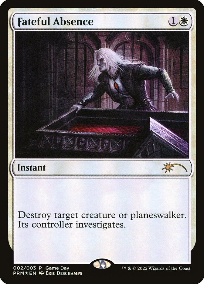 Fateful Absence PW22-2 Wizards Play Network 2022 Magic card