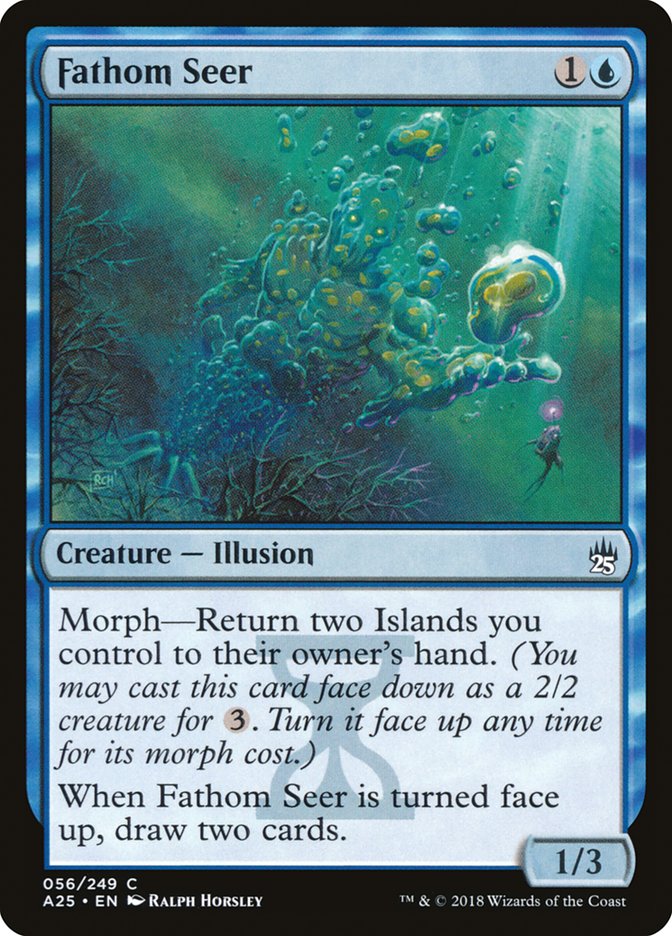 Fathom Seer A25-56 Masters 25 Magic card