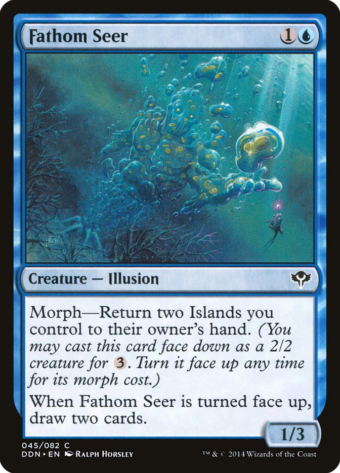 Fathom Seer DDN-45 Duel Decks: Speed vs. Cunning Magic card