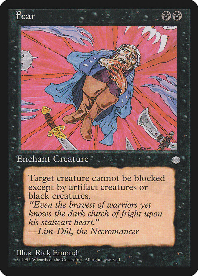 Fear ICE-124 Ice Age Magic card