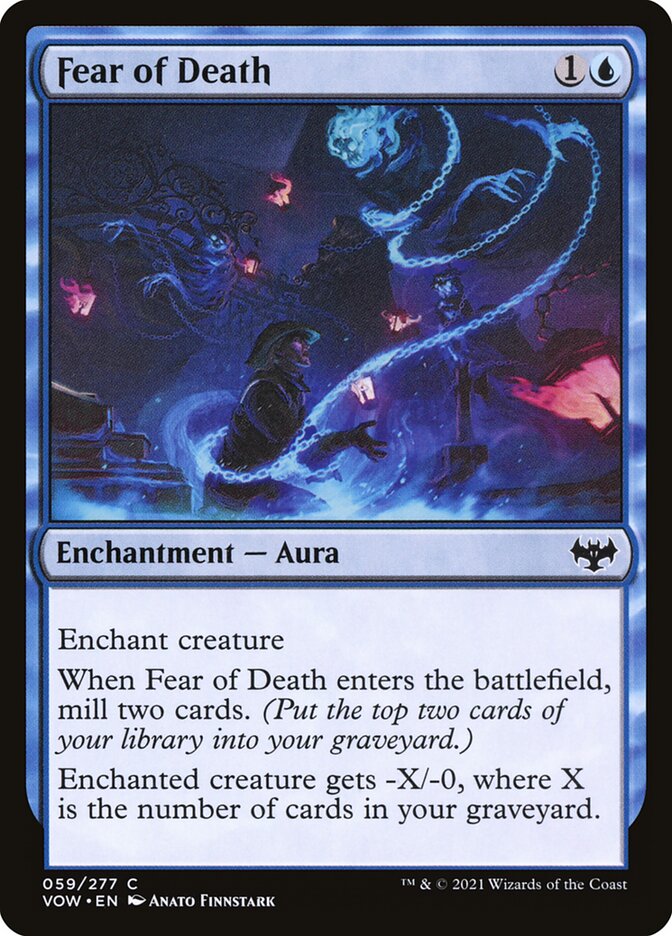 Fear of Death VOW-59 Innistrad: Crimson Vow Magic card