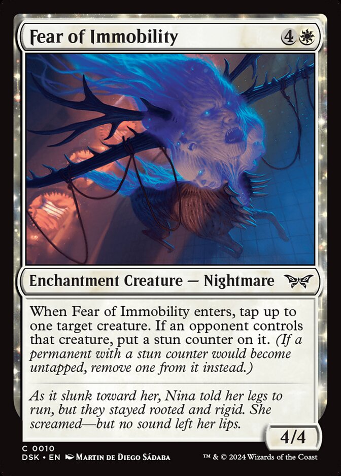 Fear of Immobility DSK-10 Duskmourn: House of Horror Magic card