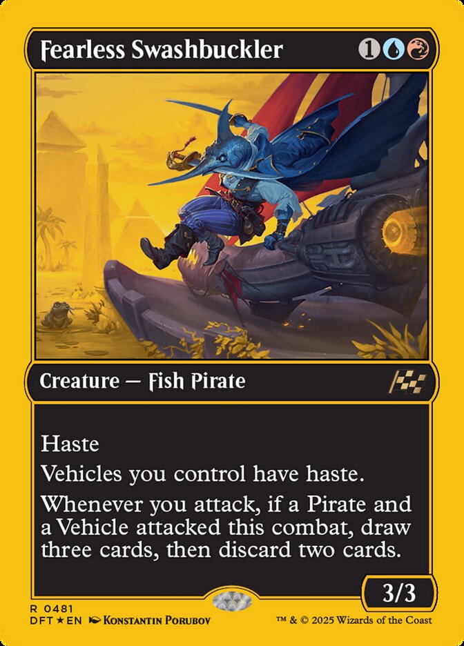 Fearless Swashbuckler DFT-481 Aetherdrift Magic card