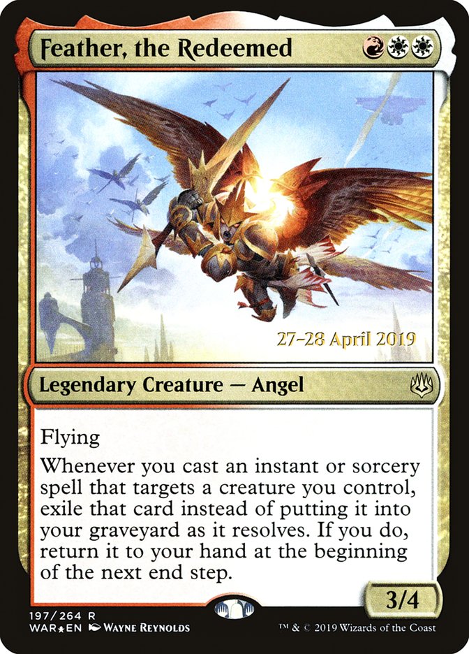 Feather, the Redeemed PWAR-197S War of the Spark Promos Magic card
