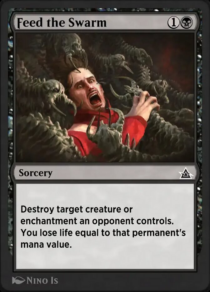 Feed the Swarm OMB-16 Through the Omenpaths Bonus Sheet Magic card