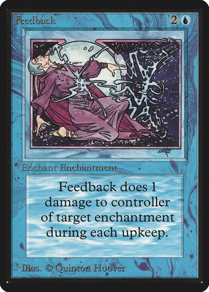 Feedback LEB-58 Limited Edition Beta Magic card