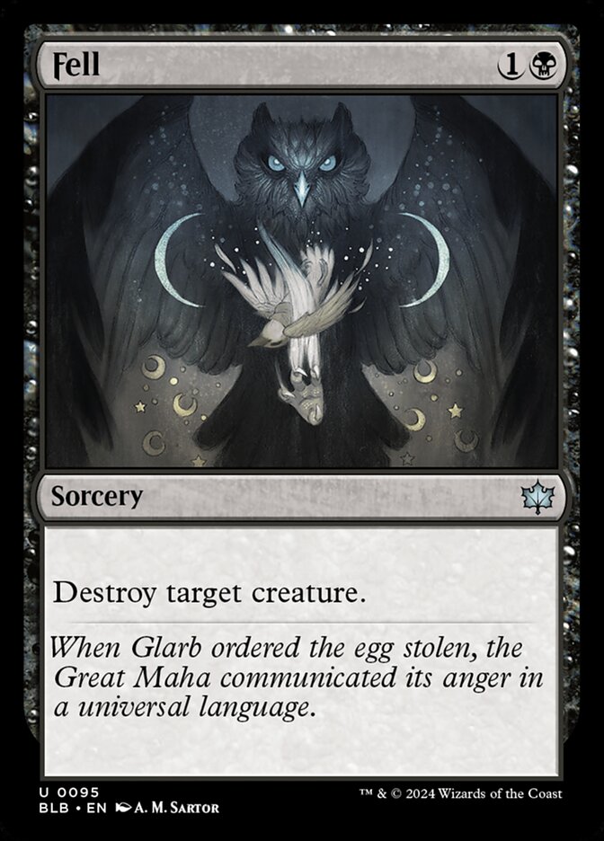 Fell BLB-95 Bloomburrow Magic card
