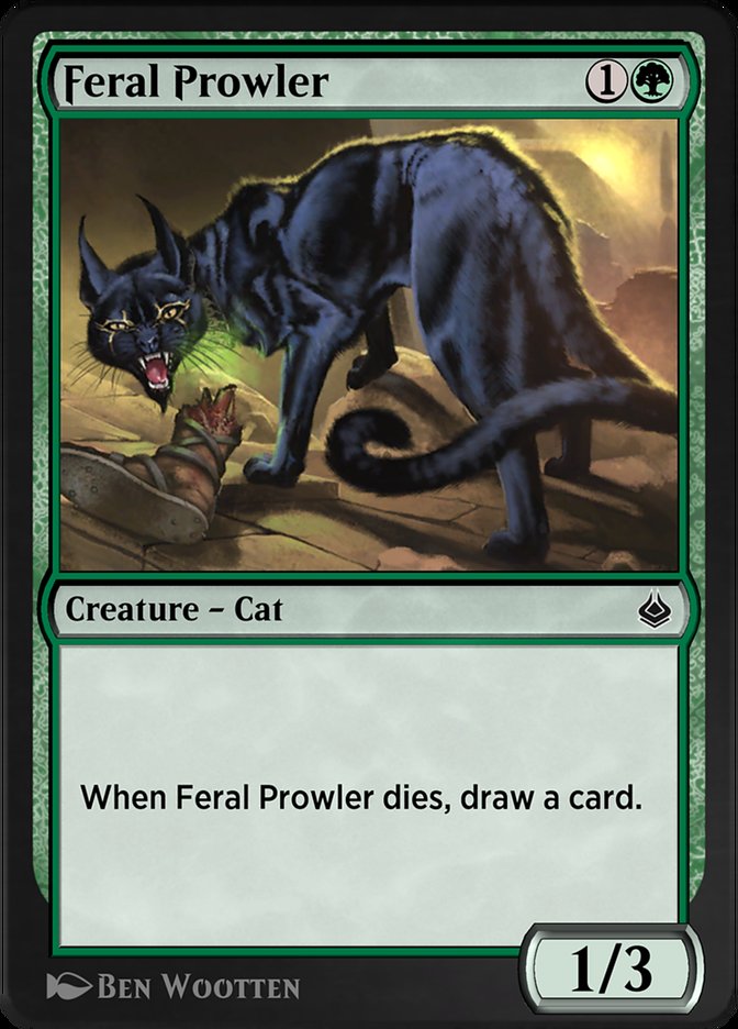 Feral Prowler AKR-191 Amonkhet Remastered Magic card