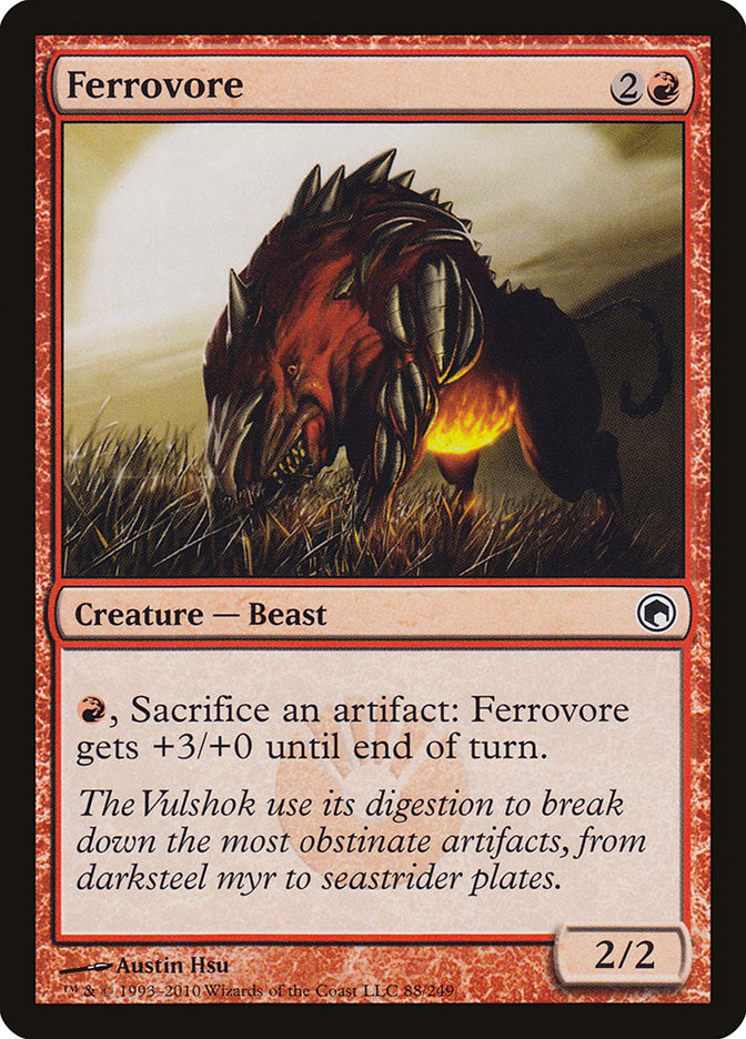 Ferrovore SOM-88 Scars of Mirrodin Magic card