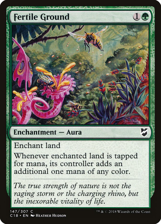 Fertile Ground C18-147 Commander 2018 Magic card