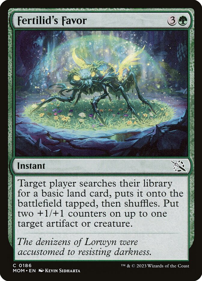 Fertilid's Favor MOM-186 March of the Machine Magic card