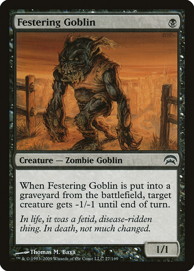 Festering Goblin HOP-27 Planechase Magic card