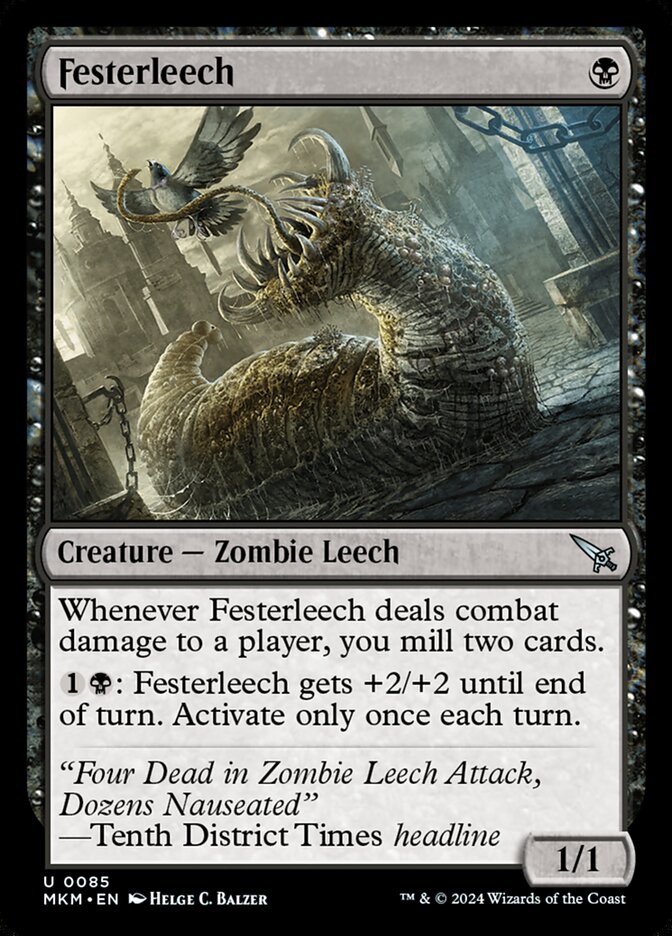 Festerleech MKM-85 Murders at Karlov Manor Magic card