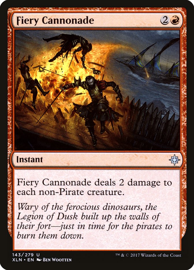 Fiery Cannonade XLN-143 Ixalan Magic card