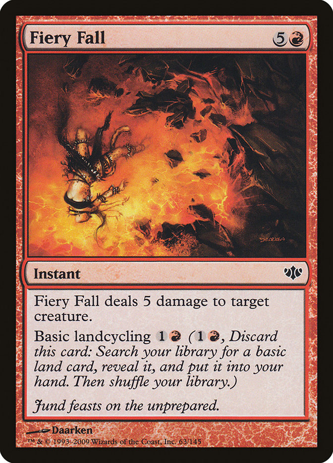 Fiery Fall CON-63 Conflux Magic card