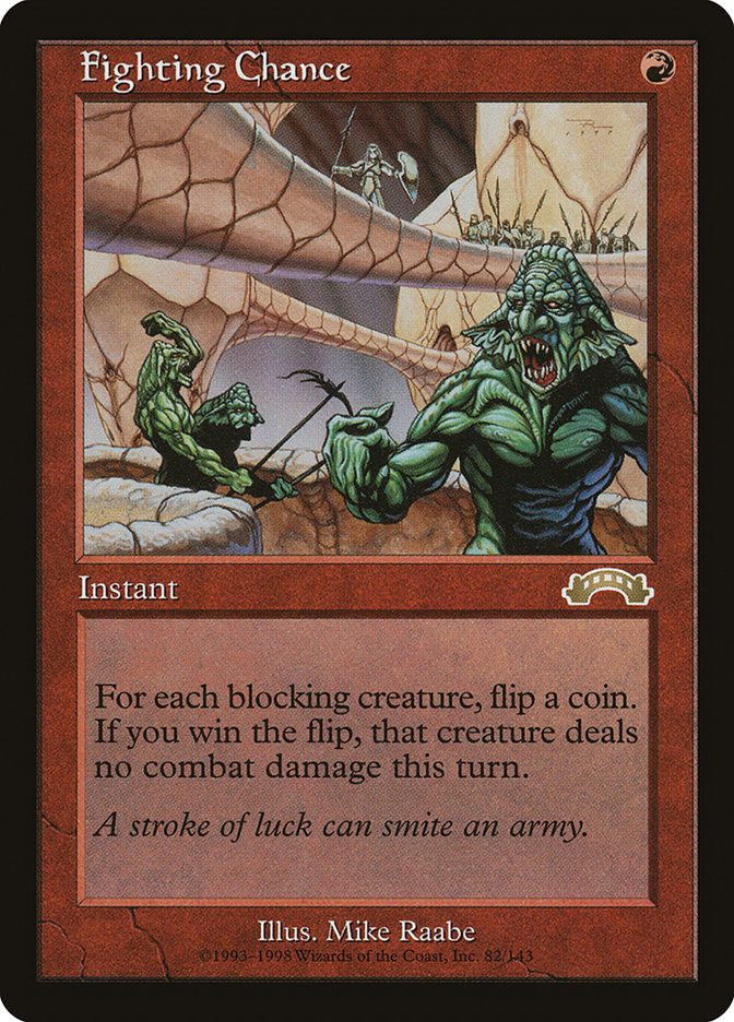 Fighting Chance EXO-82 Exodus Magic card