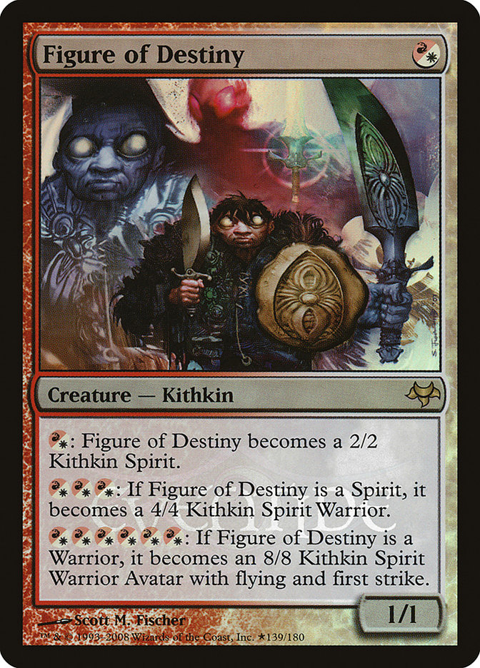 Figure of Destiny PEVE-139STAR Eventide Promos Magic card