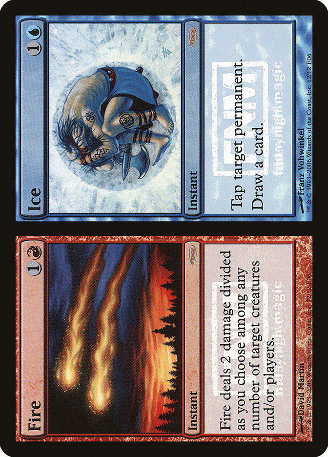 Fire // Ice F06-12A Friday Night Magic 2006 Magic card