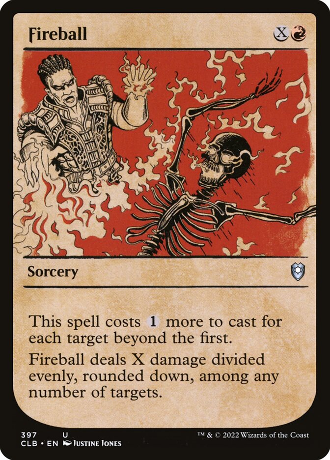 Fireball CLB-397 Commander Legends: Battle for Baldur's Gate Magic card