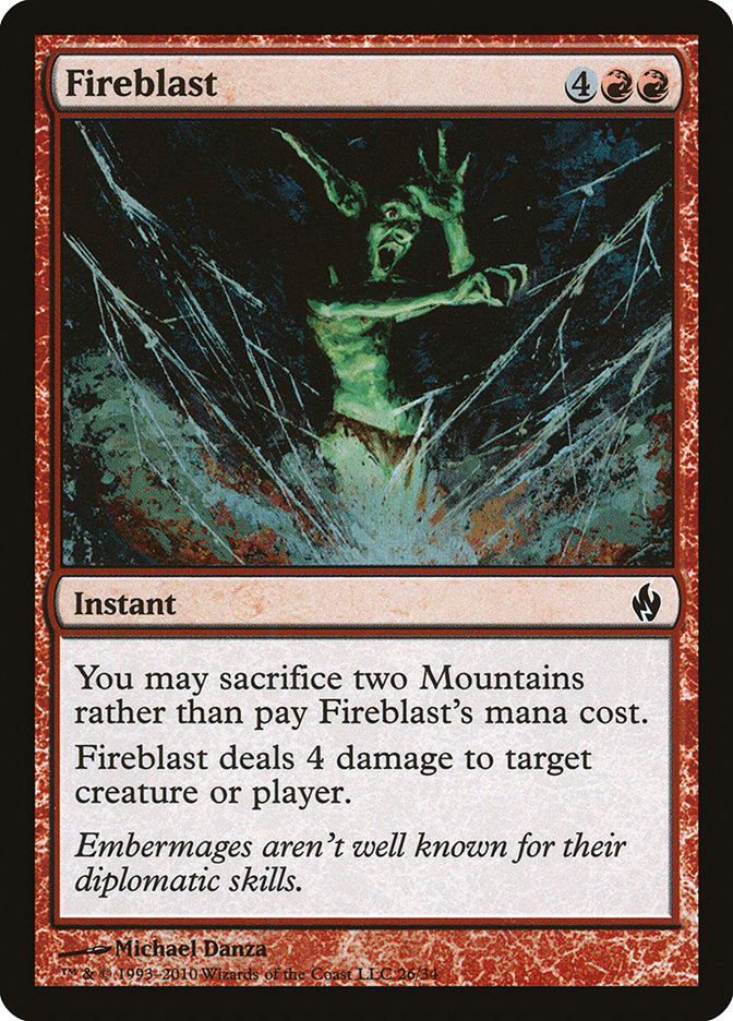 Fireblast PD2-26 Premium Deck Series: Fire and Lightning Magic card