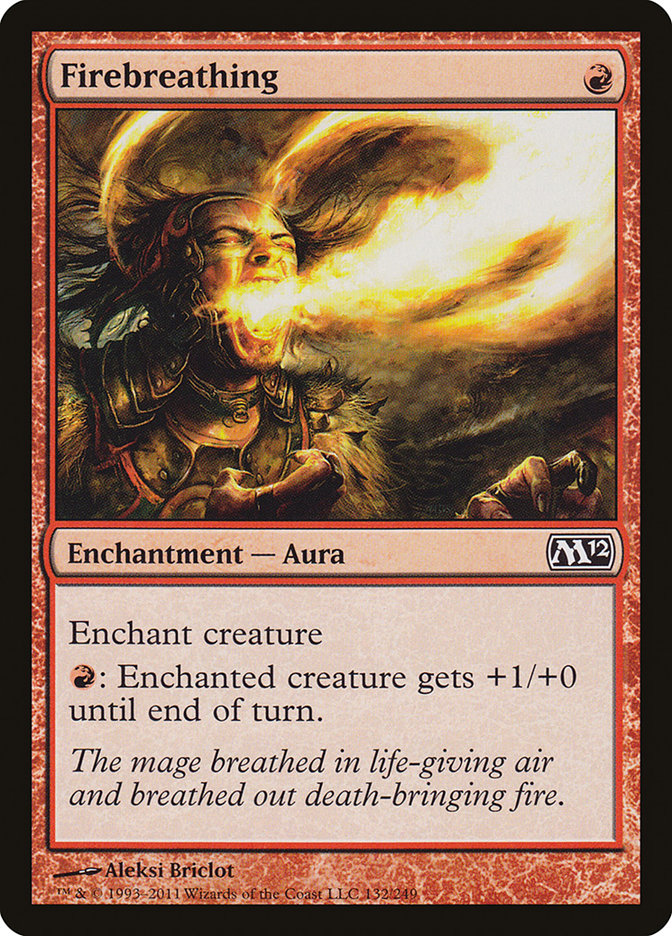 Firebreathing M12-132 Magic 2012 Magic card