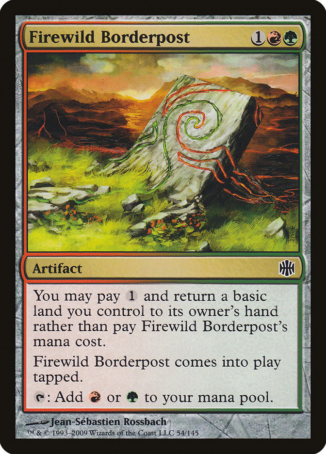 Firewild Borderpost ARB-54 Alara Reborn Magic card