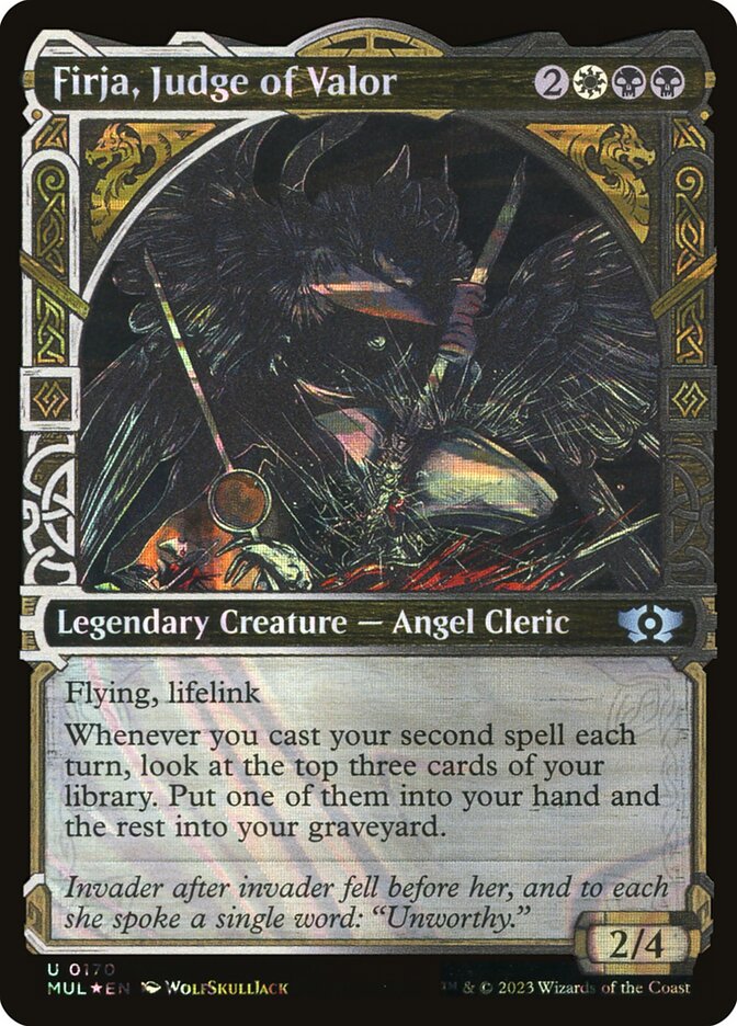 Firja, Judge of Valor MUL-170 Multiverse Legends Magic card