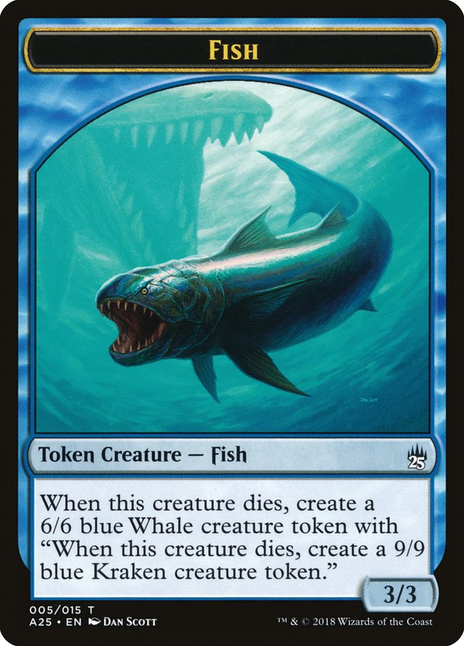 Fish TA25-5 Masters 25 Tokens Magic card