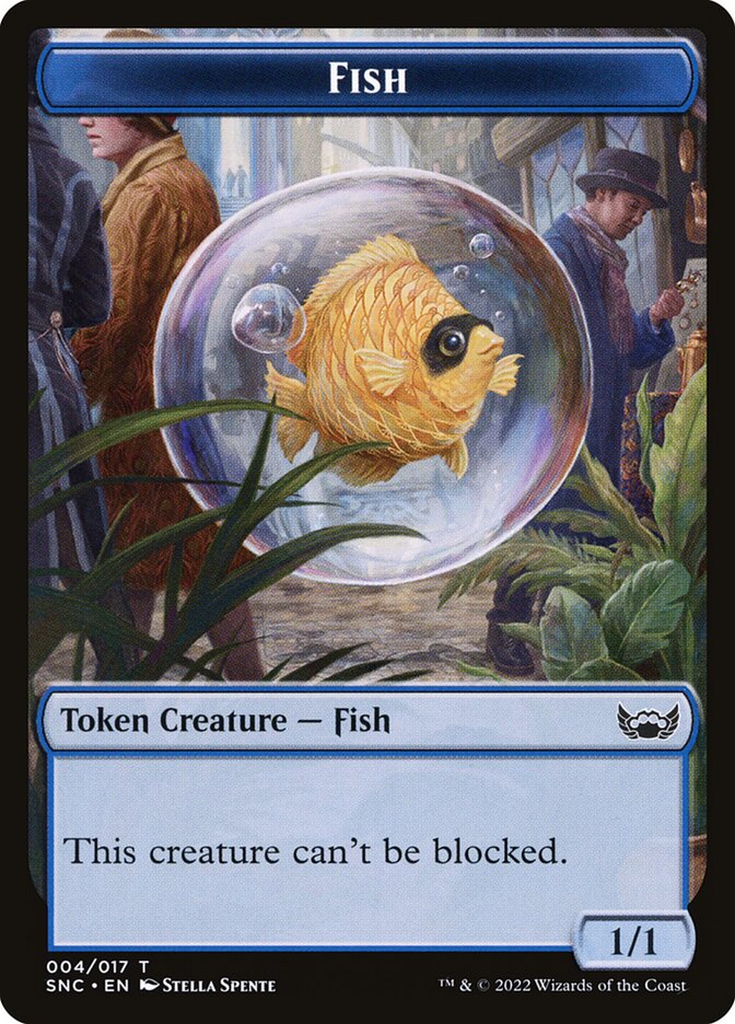 Fish TSNC-4 Streets of New Capenna Tokens Magic card