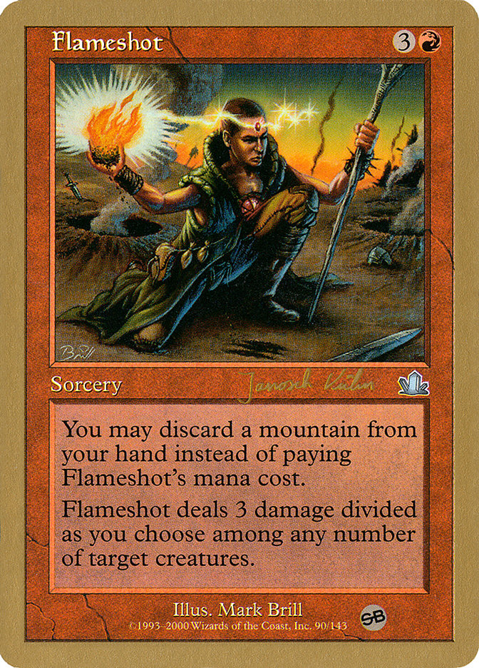 Flameshot WC00-JK90SB World Championship Decks 2000 Magic card