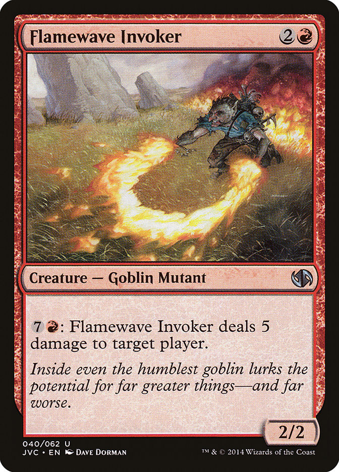 Flamewave Invoker JVC-40 Duel Decks Anthology: Jace vs. Chandra Magic card