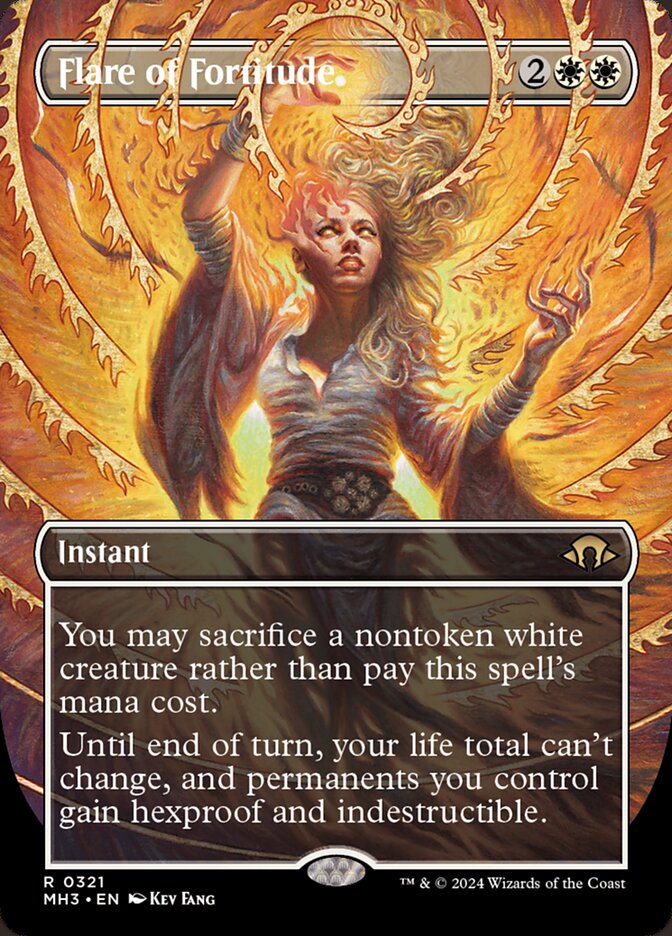 Flare of Fortitude MH3-321 Modern Horizons 3 Magic card