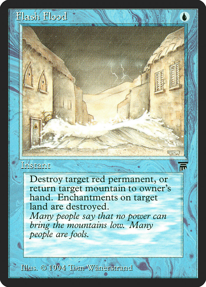 Flash Flood LEG-57 Legends Magic card