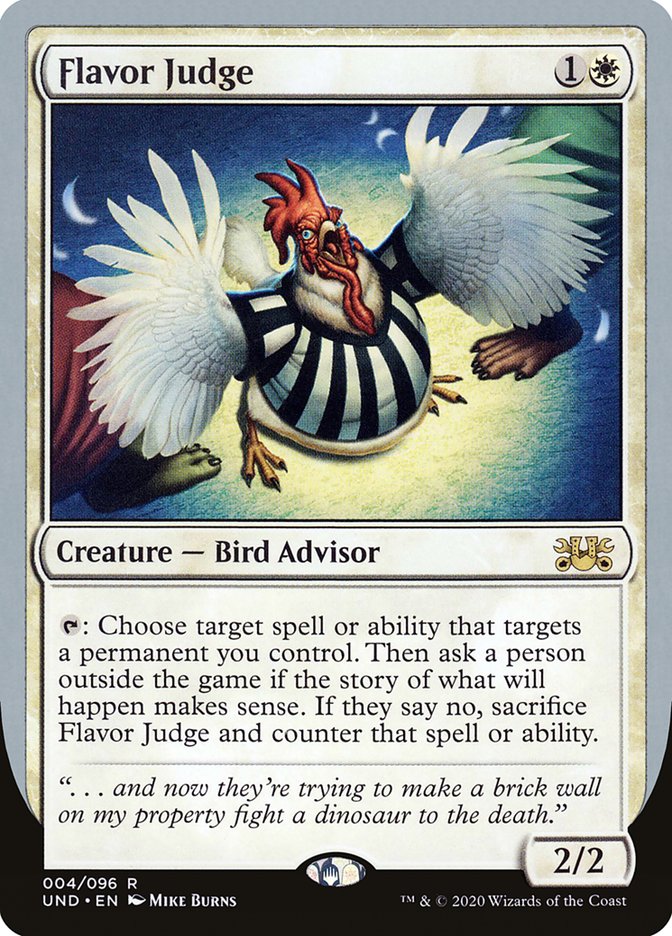 Flavor Judge UND-4 Unsanctioned Magic card