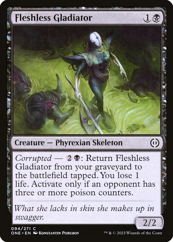 Fleshless Gladiator ONE-94 Phyrexia: All Will Be One Magic card