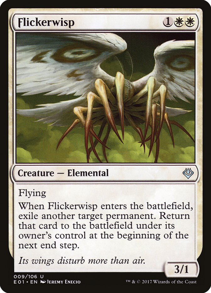 Flickerwisp E01-9 Archenemy: Nicol Bolas Magic card