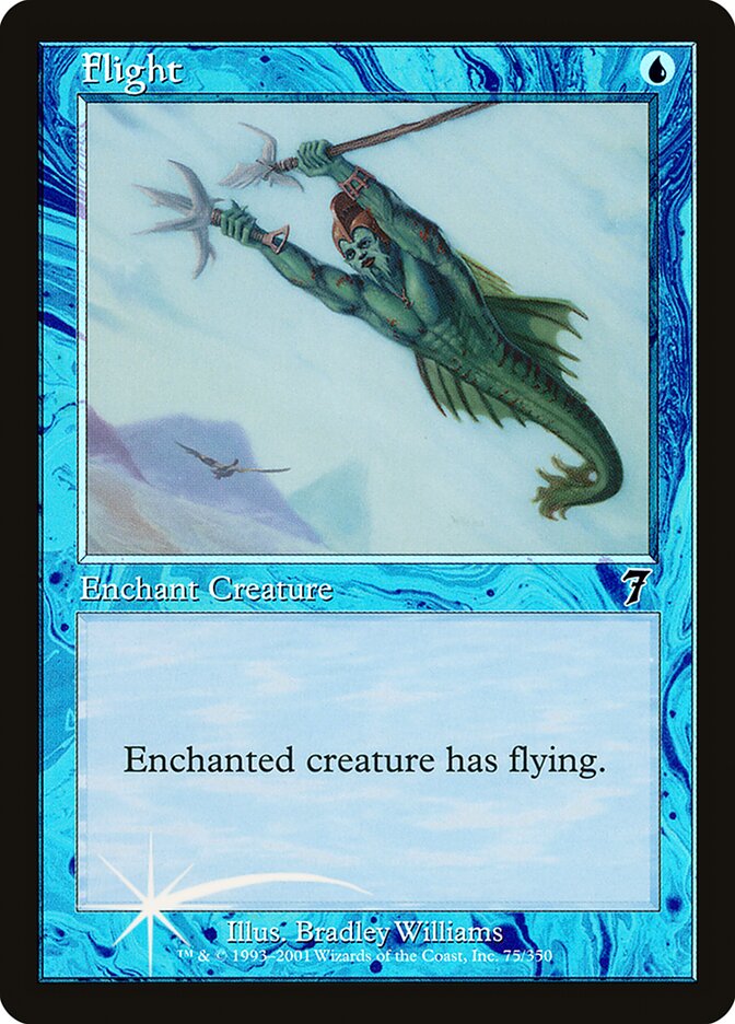 Flight 7ED-75STAR Seventh Edition Magic card