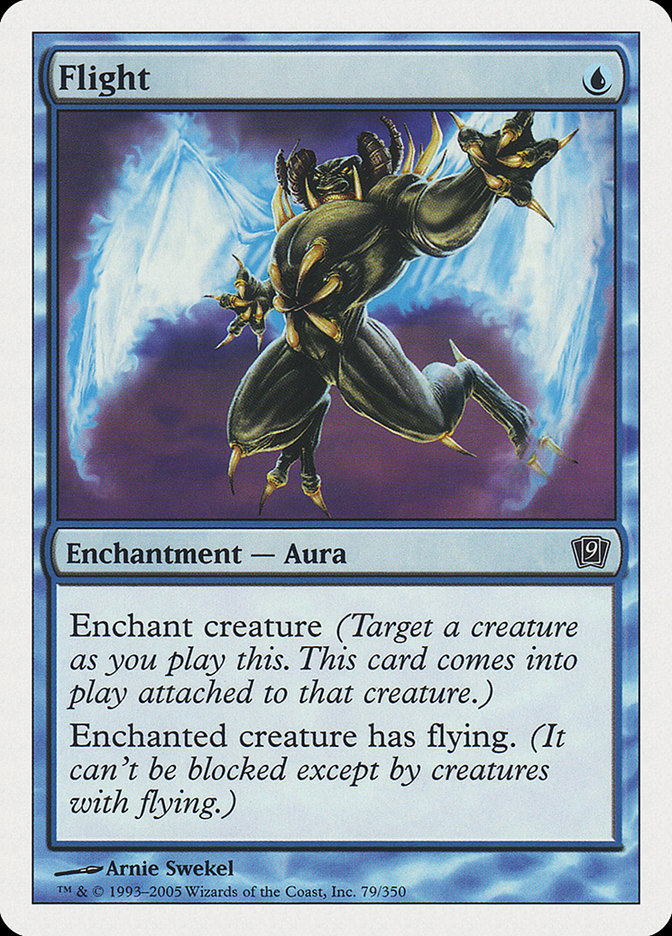 Flight 9ED-79 Ninth Edition Magic card