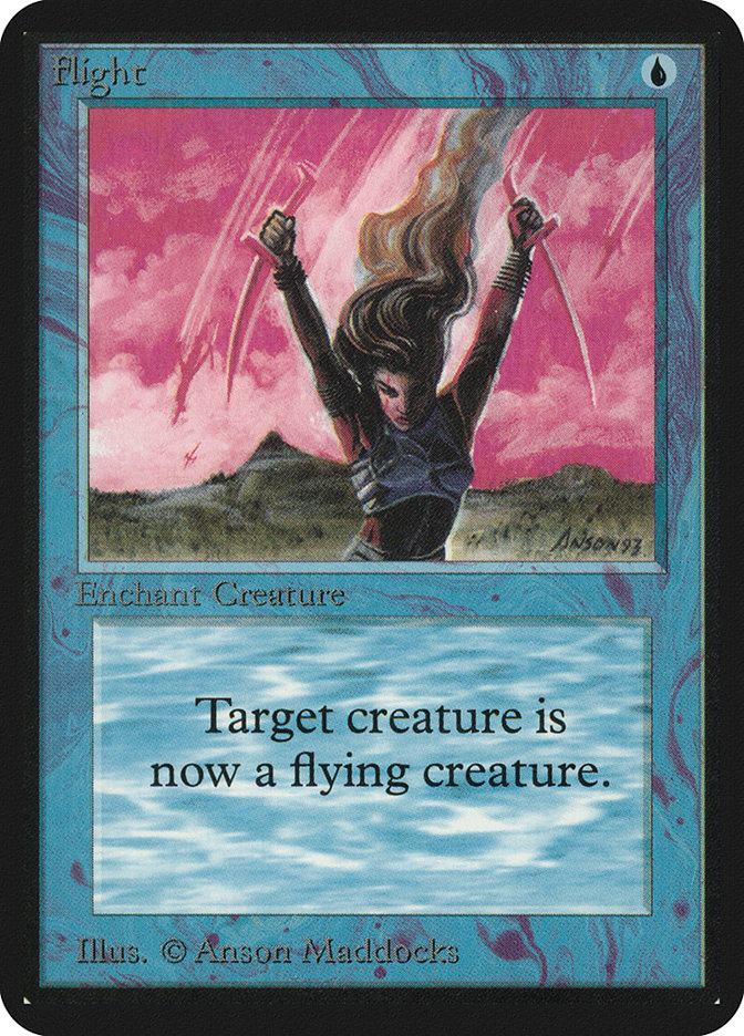 Flight LEA-58 Limited Edition Alpha Magic card