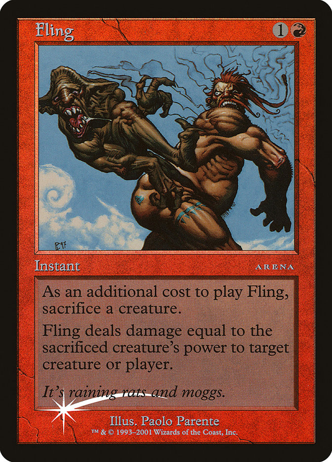 Fling PAL01-6 Arena League 2001 Magic card