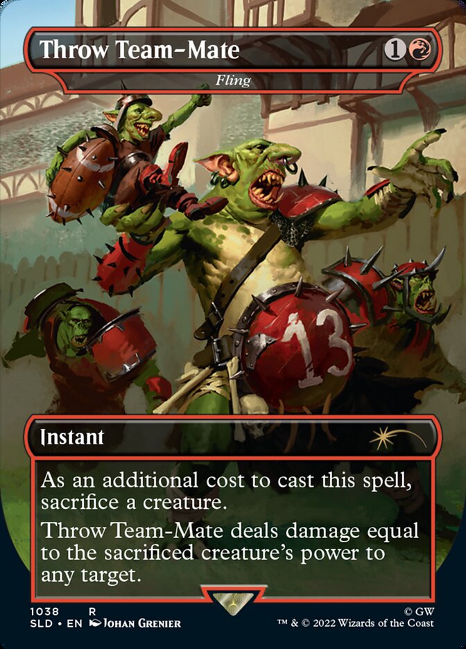 Fling SLD-1038 Secret Lair Drop Magic card
