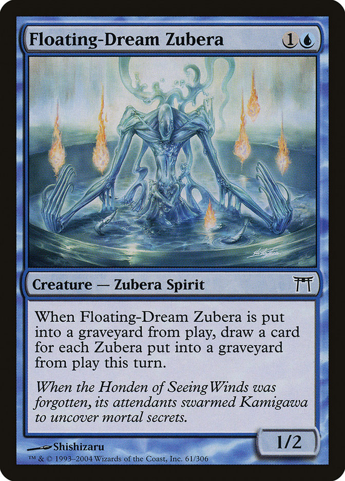 Floating-Dream Zubera CHK-61 Champions of Kamigawa Magic card