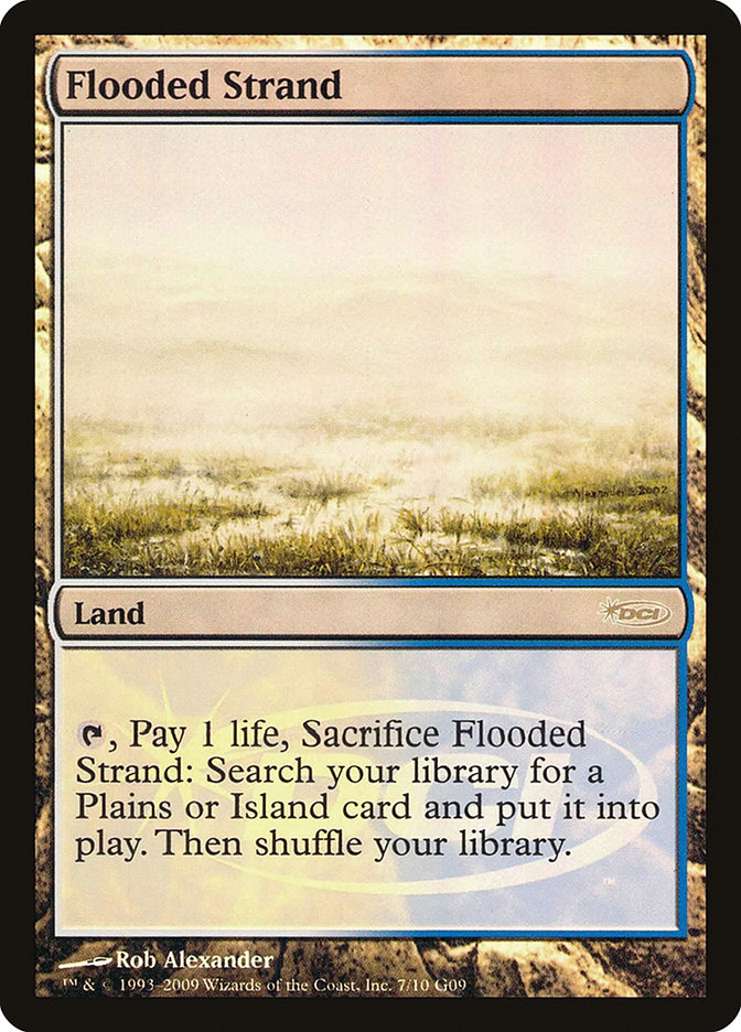 Flooded Strand G09-7 Judge Gift Cards 2009 Magic card