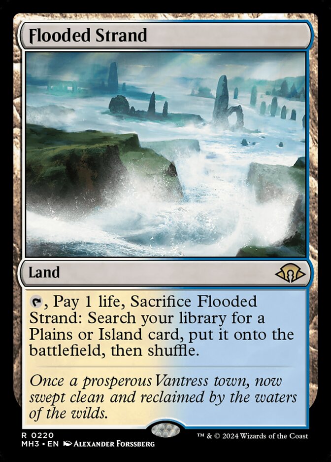 Flooded Strand MH3-220 Modern Horizons 3 Magic card